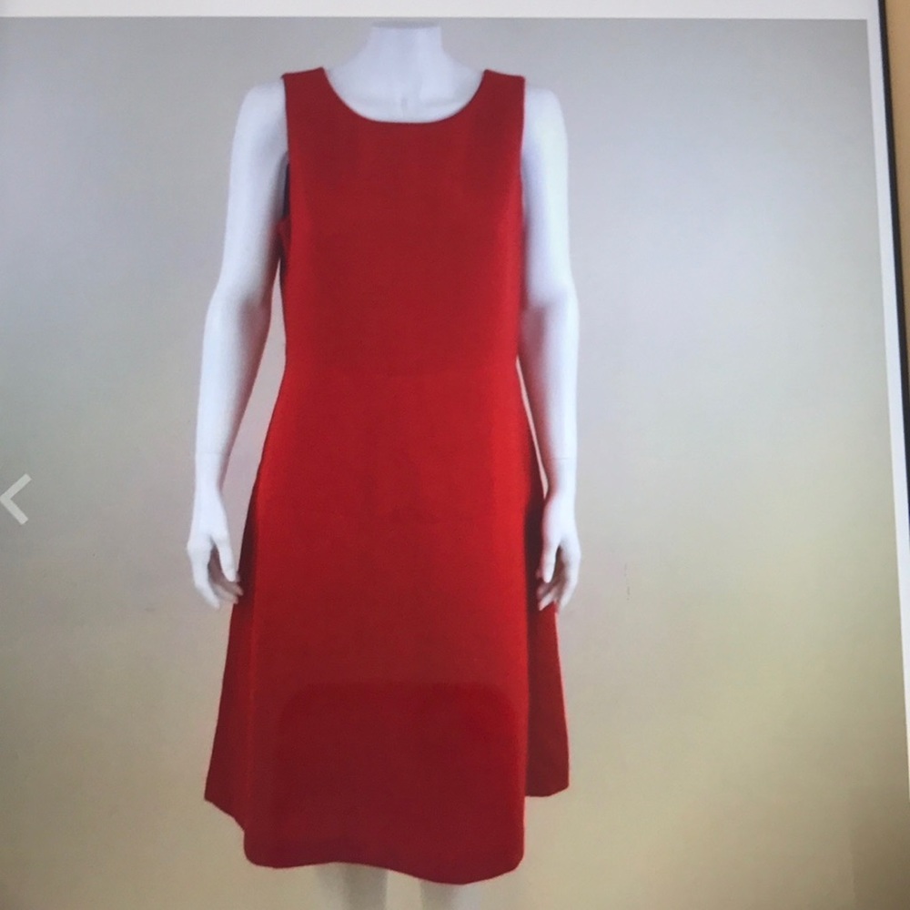 Banana Republic A-line red dress